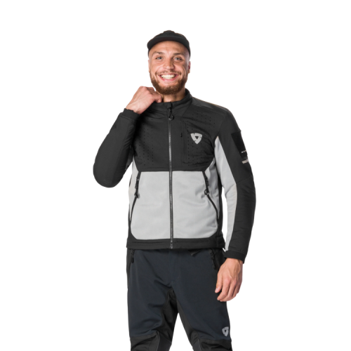 GIACCA TECTONIC H2O BLACK-LIGHT GREY | REV'IT