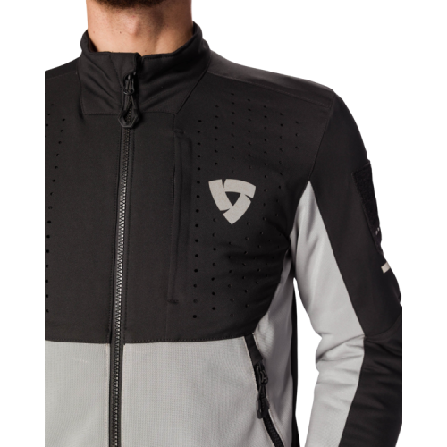 GIACCA TECTONIC H2O BLACK-LIGHT GREY | REV'IT