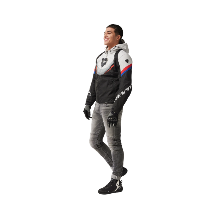 GIACCA QUANTUM 3 H2O BLACK-LIGHT GREY | REV'IT