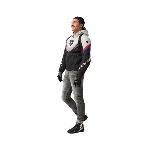 GIACCA QUANTUM 3 H2O BLACK-LIGHT GREY | REV'IT