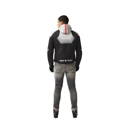 GIACCA QUANTUM 3 H2O BLACK-LIGHT GREY | REV'IT
