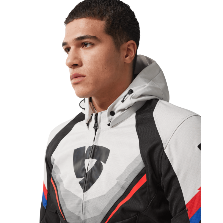 GIACCA QUANTUM 3 H2O BLACK-LIGHT GREY | REV'IT