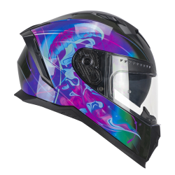 CASCO INTEGRALE 311S BLAST JELLY NERO VIOLA | CGM
