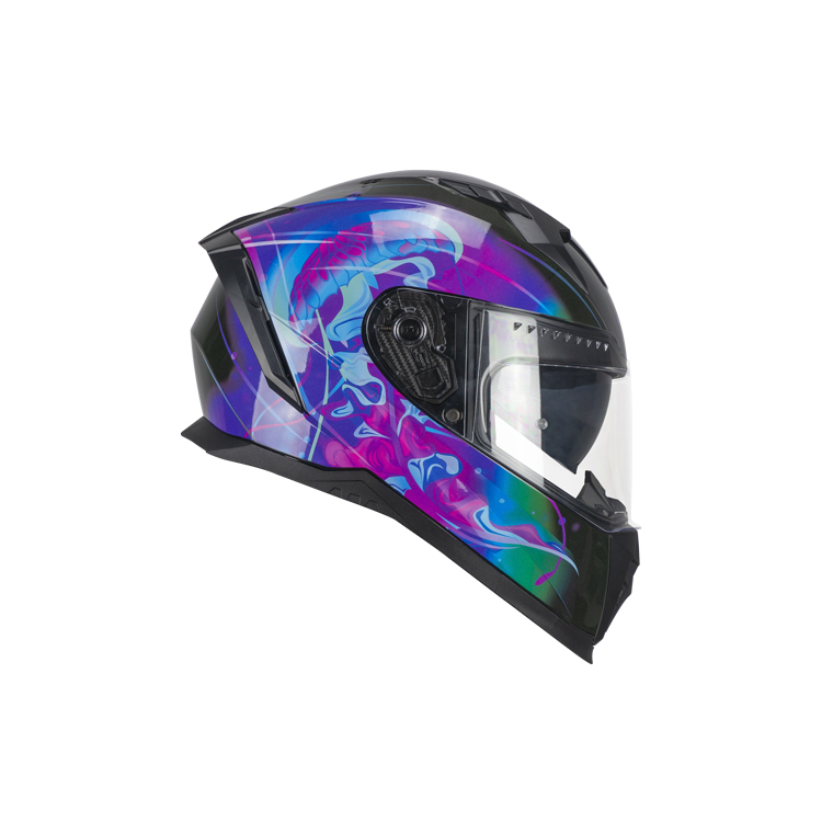 CASCO INTEGRALE 311S BLAST JELLY NERO VIOLA | CGM