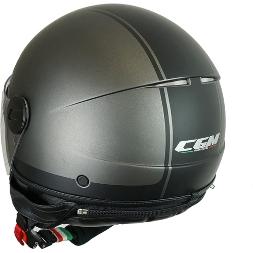 CASCO JET 109X GLOBO SPORT ANTRACITE NERO SATINATO SAGOMATA | CGM
