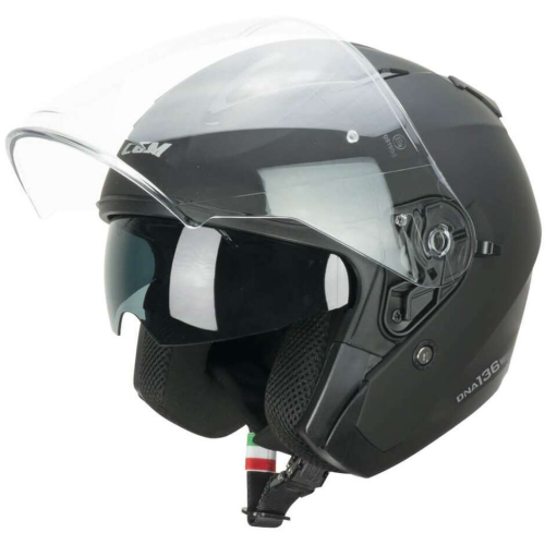 CASCO JET 136A DNA MONO NERO OPACO | CGM