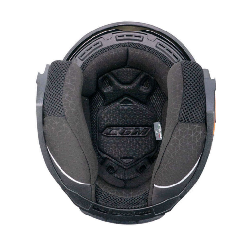 CASCO JET 136G DNA GALAXY NERO ARANCIONE FLUO OPACO | CGM