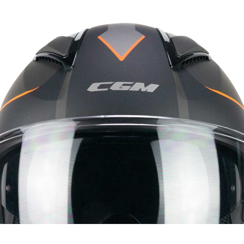 CASCO JET 136S DNA APACHE GRAFITE ARANCIONE OPACO | CGM
