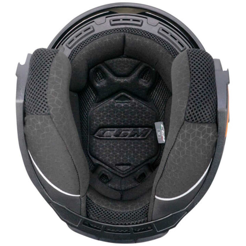 CASCO JET 136S DNA APACHE GRAFITE ARANCIONE OPACO | CGM