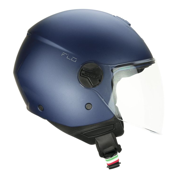CASCO JET 167A FLO MONO BLU SATINATO LUNGA | CGM
