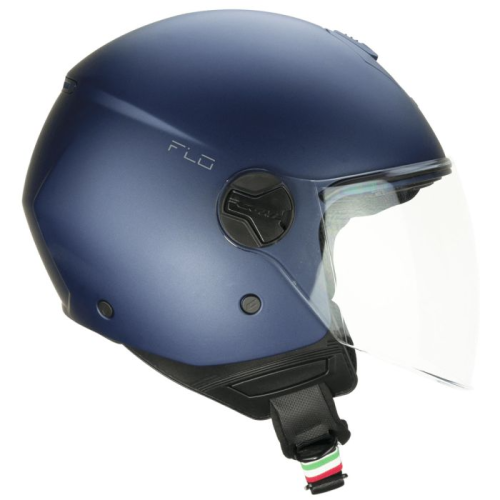 CASCO JET 167A FLO MONO BLU SATINATO LUNGA | CGM