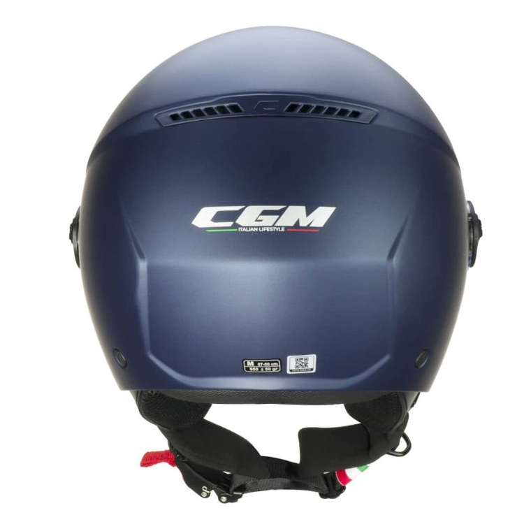 CASCO JET 167A FLO MONO BLU SATINATO LUNGA | CGM