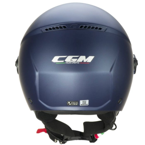 CASCO JET 167A FLO MONO BLU SATINATO LUNGA | CGM
