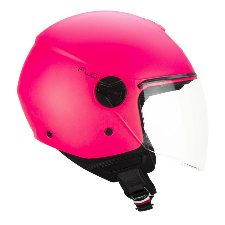 CASCO JET 167A FLO MONO ROSA FLUO OPACO LUNGA | CGM