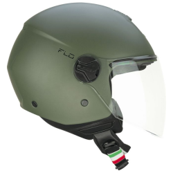 CASCO JET 167A FLO MONO VERDE OPACO LUNGA | CGM