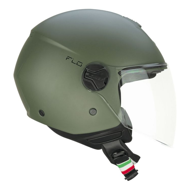 CASCO JET 167A FLO MONO VERDE OPACO LUNGA | CGM