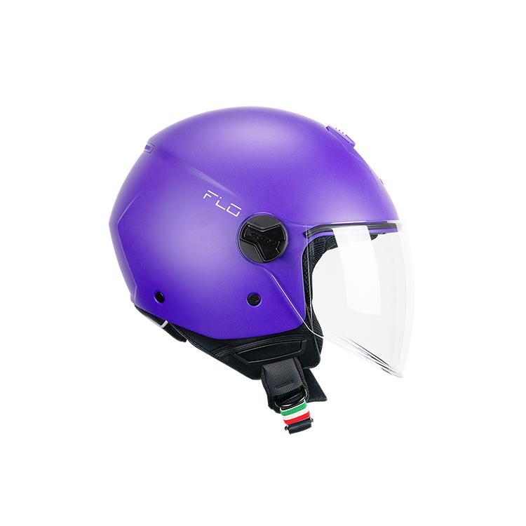 CASCO JET 167A FLO MONO VIOLA OPACO LUNGA | CGM