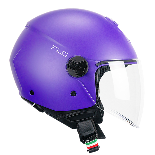CASCO JET 167A FLO MONO VIOLA OPACO LUNGA | CGM