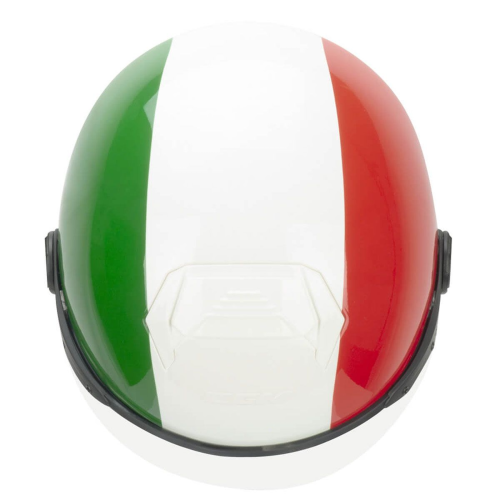 CASCO JET 167I FLO ITALIA BIANCO VERDE ROSSO SAGOMATA | CGM