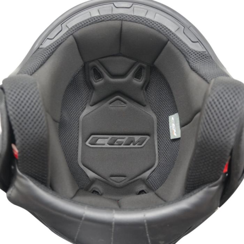 CASCO JET 191A PIX MONO NERO OPACO SAGOMATA | CGM