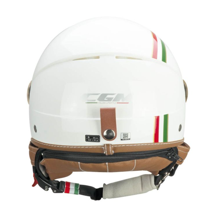 CASCO JET 191I PIX IT VERDE BIANCO ROSSO SAGOMATA | CGM