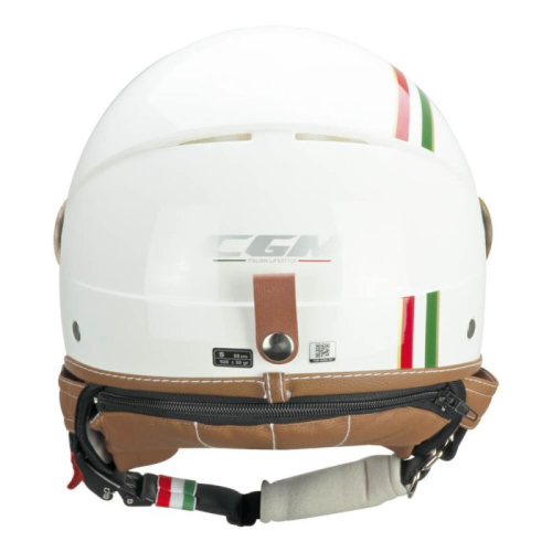 CASCO JET 191I PIX IT VERDE BIANCO ROSSO SAGOMATA | CGM