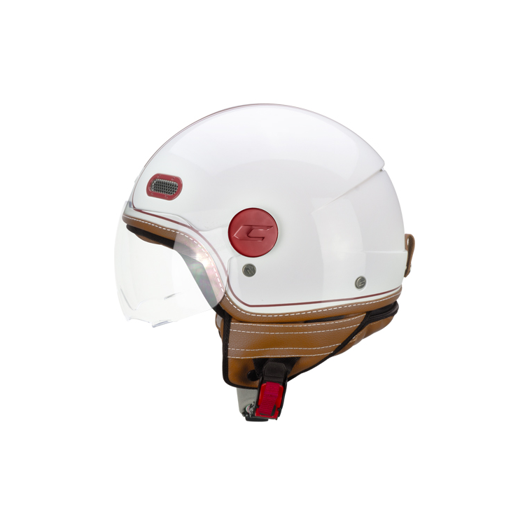 CASCO JET 191V PIX VINTAGE BIANCO BORDEAUX SAGOMATA | CGM