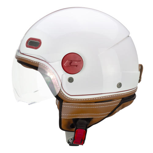 CASCO JET 191V PIX VINTAGE BIANCO BORDEAUX SAGOMATA | CGM