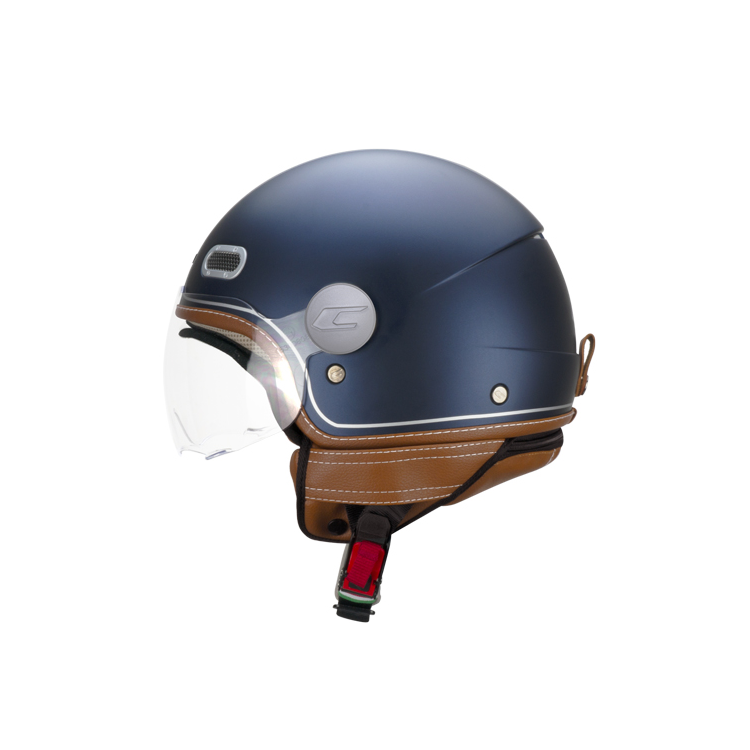 CASCO JET 191V PIX VINTAGE BLU ARGENTO SATINATO SAGOMATA | CGM