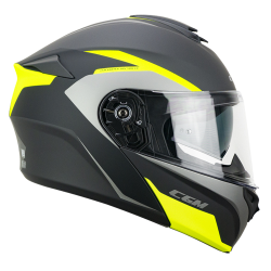 CASCO MODULARE 568G BER DRESDA GRAFITE GIALLO FLUO OPACO | CGM