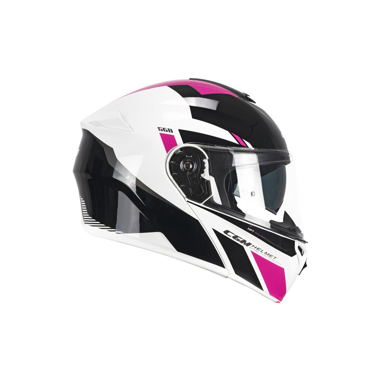 CASCO MODULARE 568S BER SPORT NERO FUCSIA FLUO | CGM