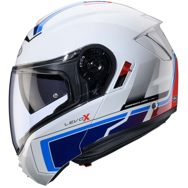 CASCO MODULARE LEVO X ELITE WHITE RED BLUE LIGHT BLUE | CABERG