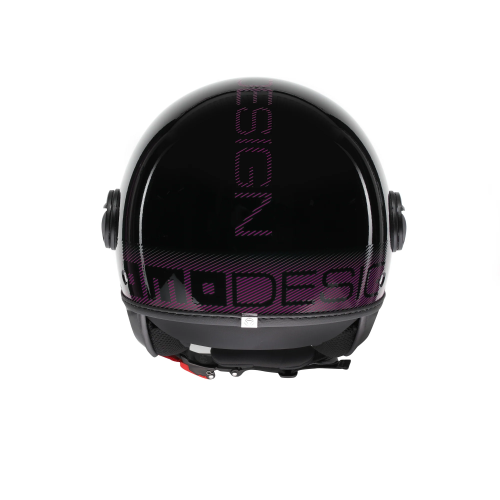 CASCO JET FGTR CLASSIC MOMO E2206 STRIPES BLACK/FUCSIA | MOMO DESIGN
