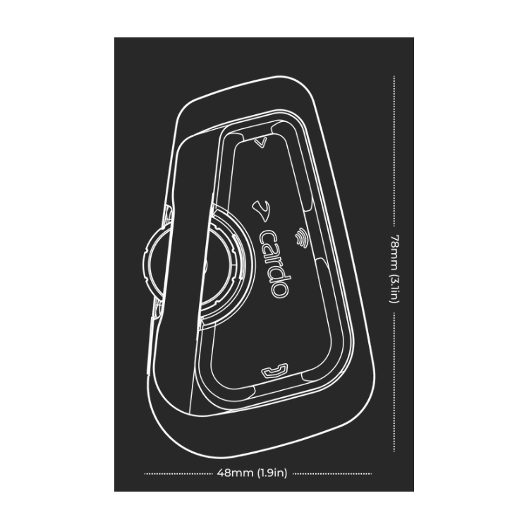 INTERFONO MOTO CARDO FREECOM 2X - SINGLE | FRC2X003