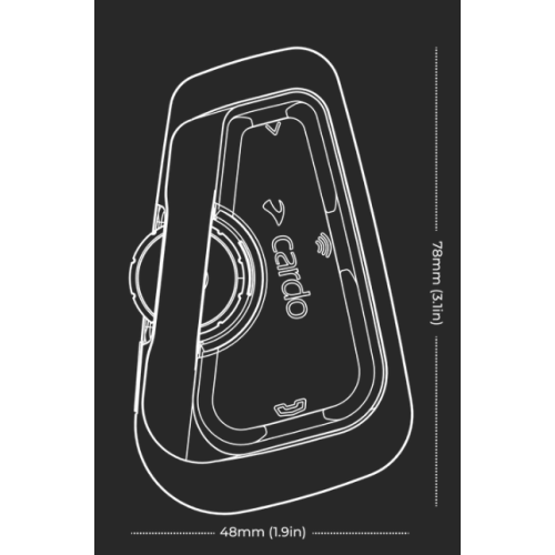 INTERFONO MOTO CARDO FREECOM 2X - SINGLE | FRC2X003