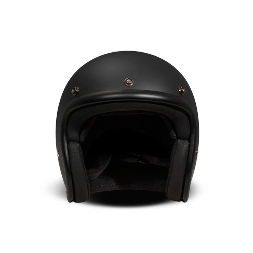 CASCO JET  RETRO MATT BLACK | DMD HELMETS