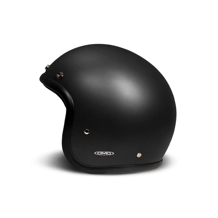 CASCO JET  RETRO MATT BLACK | DMD HELMETS