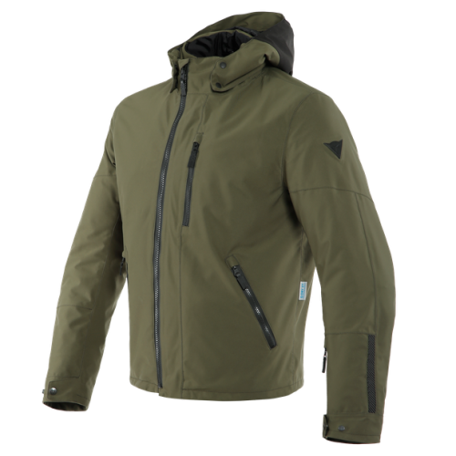 MAYFAIR D-DRY JACKET-70C-BLACK/GRAPE-LEAF/GRAPE-LEAF DAINESE