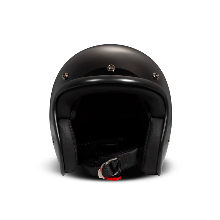 CASCO JET  RETRO SOLID BLACK | DMD HELMETS