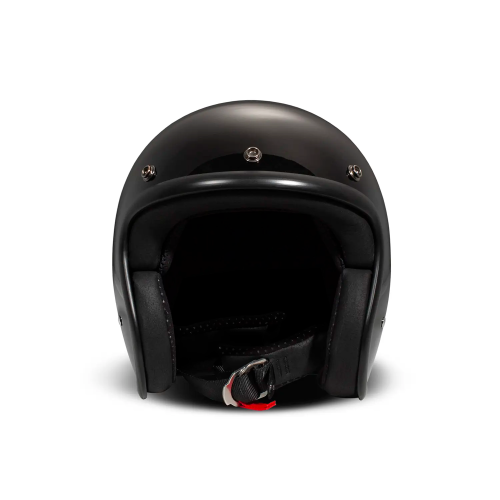 CASCO JET  RETRO SOLID BLACK | DMD HELMETS