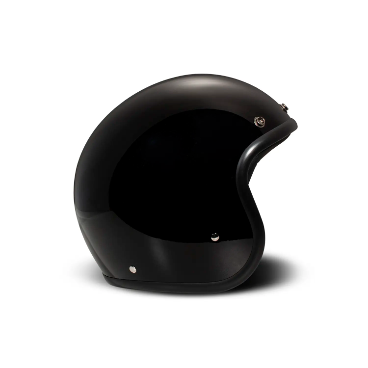 CASCO JET  RETRO SOLID BLACK | DMD HELMETS