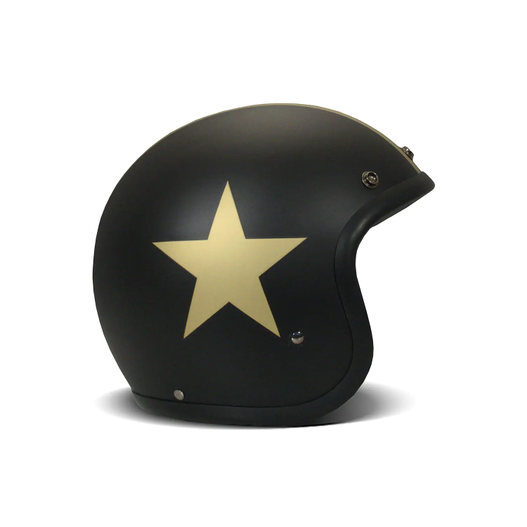 CASCO JET VINTAGE STAR GOLD | DMD HELMETS