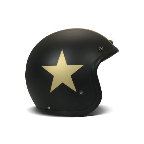 CASCO JET VINTAGE STAR GOLD | DMD HELMETS