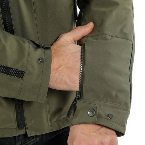 MAYFAIR D-DRY JACKET-70C-BLACK/GRAPE-LEAF/GRAPE-LEAF DAINESE