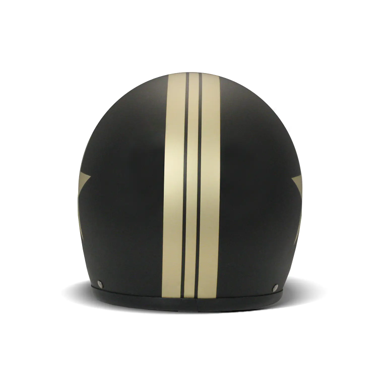 CASCO JET  RETRO STAR GOLD | DMD HELMETS
