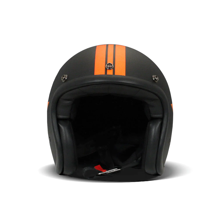 CASCO JET  RETRO STAR ORANGE | DMD HELMETS