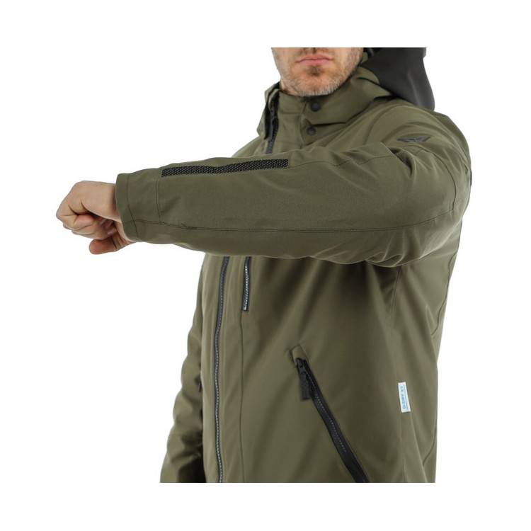 MAYFAIR D-DRY JACKET-70C-BLACK/GRAPE-LEAF/GRAPE-LEAF DAINESE