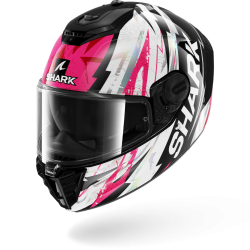 CASCO INTEGRALE SPARTAN RS HIBOLT BLACK VIOLET CHROM | SHARK HELMETS