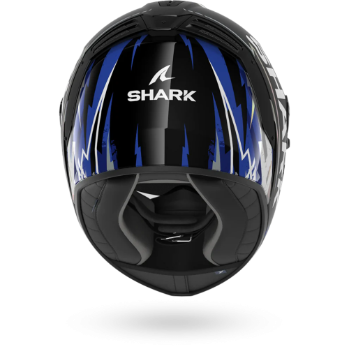CASCO INTEGRALE SPARTAN RS HIBOLT BLACK BLUE CHROM | SHARK HELMETS