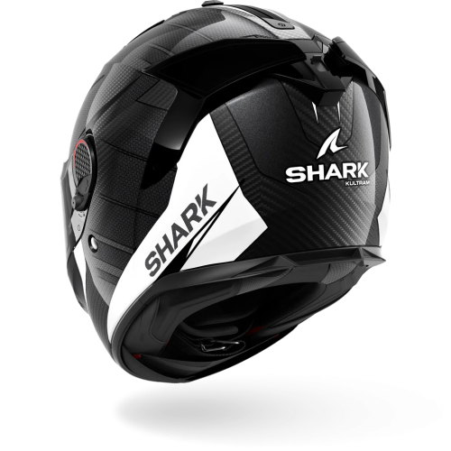 CASCO INTEGRALE SPARTAN GT PRO KULTRAM CARBON CARBON WHITE BLACK | SHARK HELMETS